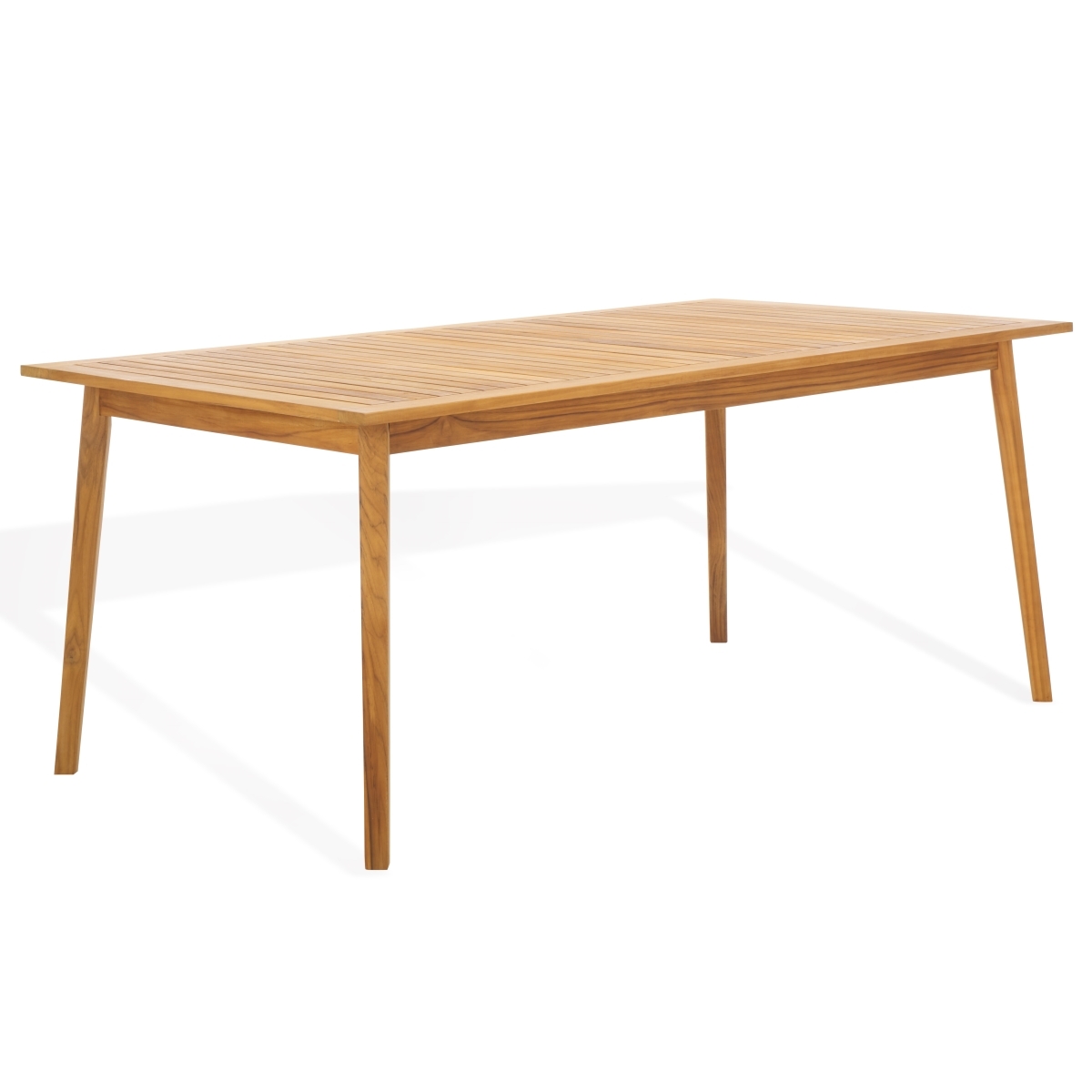 Mayaguana Teak Dining Table - Natural - Image 5