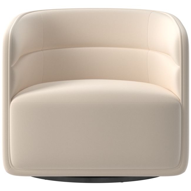 Sai Como Linen Swivel Chair - Image 0