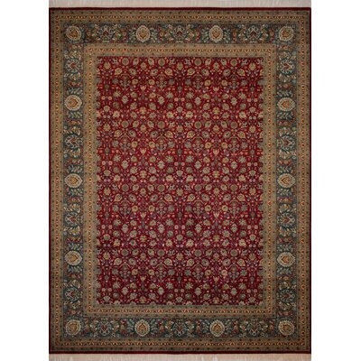 One-of-a-Kind Rakowski Hand-Knotted Brown/Red 9'1" x 12'5" Wool Area Rug - Image 0