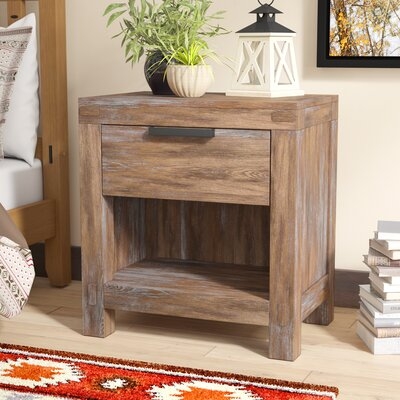 Fritsch 1 - Drawer Nightstand in Brown - Image 0
