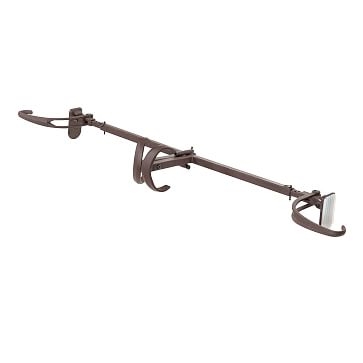 Adjustable Garland Hanger, Double Door, Brown - Image 1