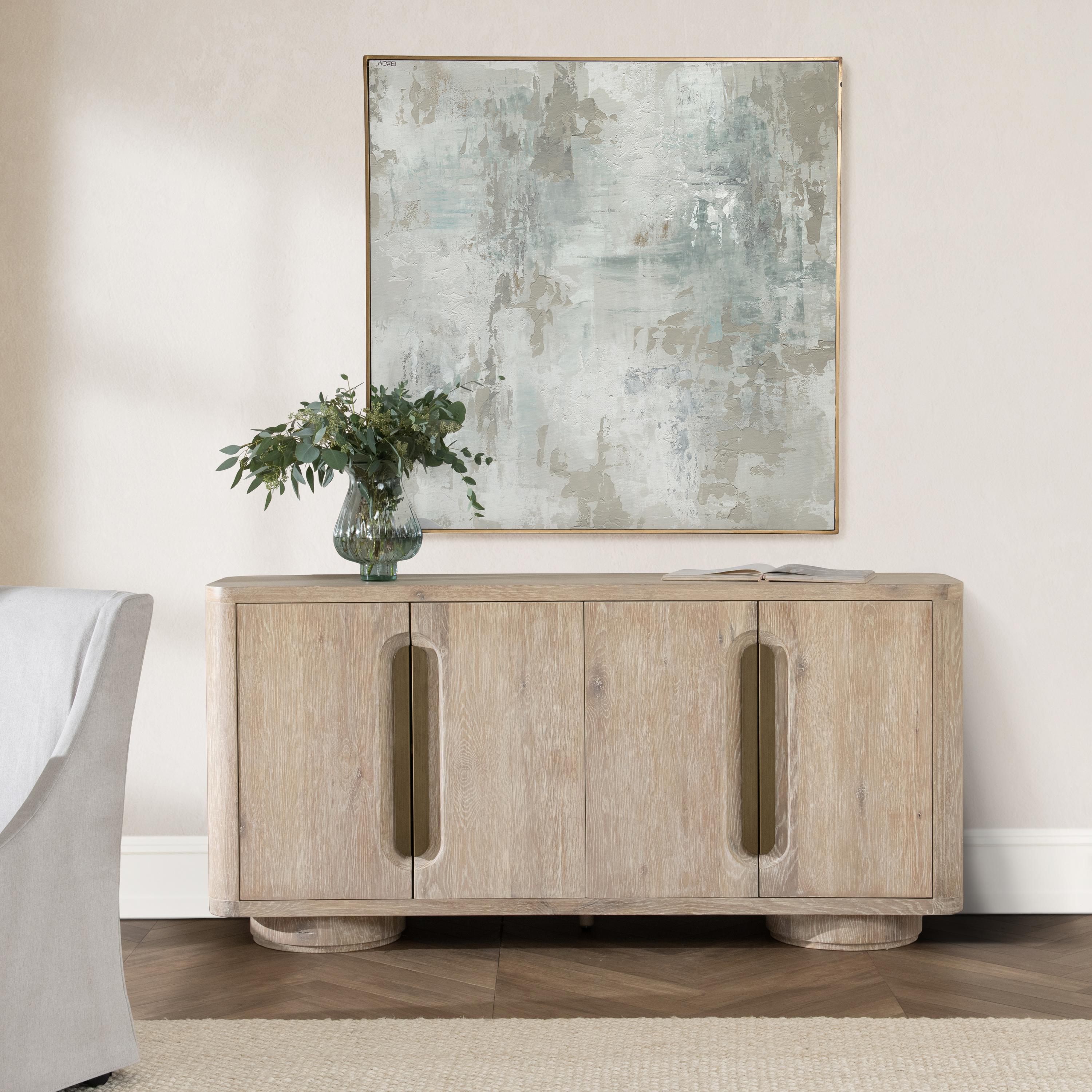 Tiber 4Dr Buffet White Washed - Image 1