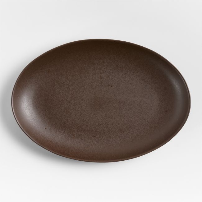 Craft Espresso Medium Stoneware Serving Platter - Image 0