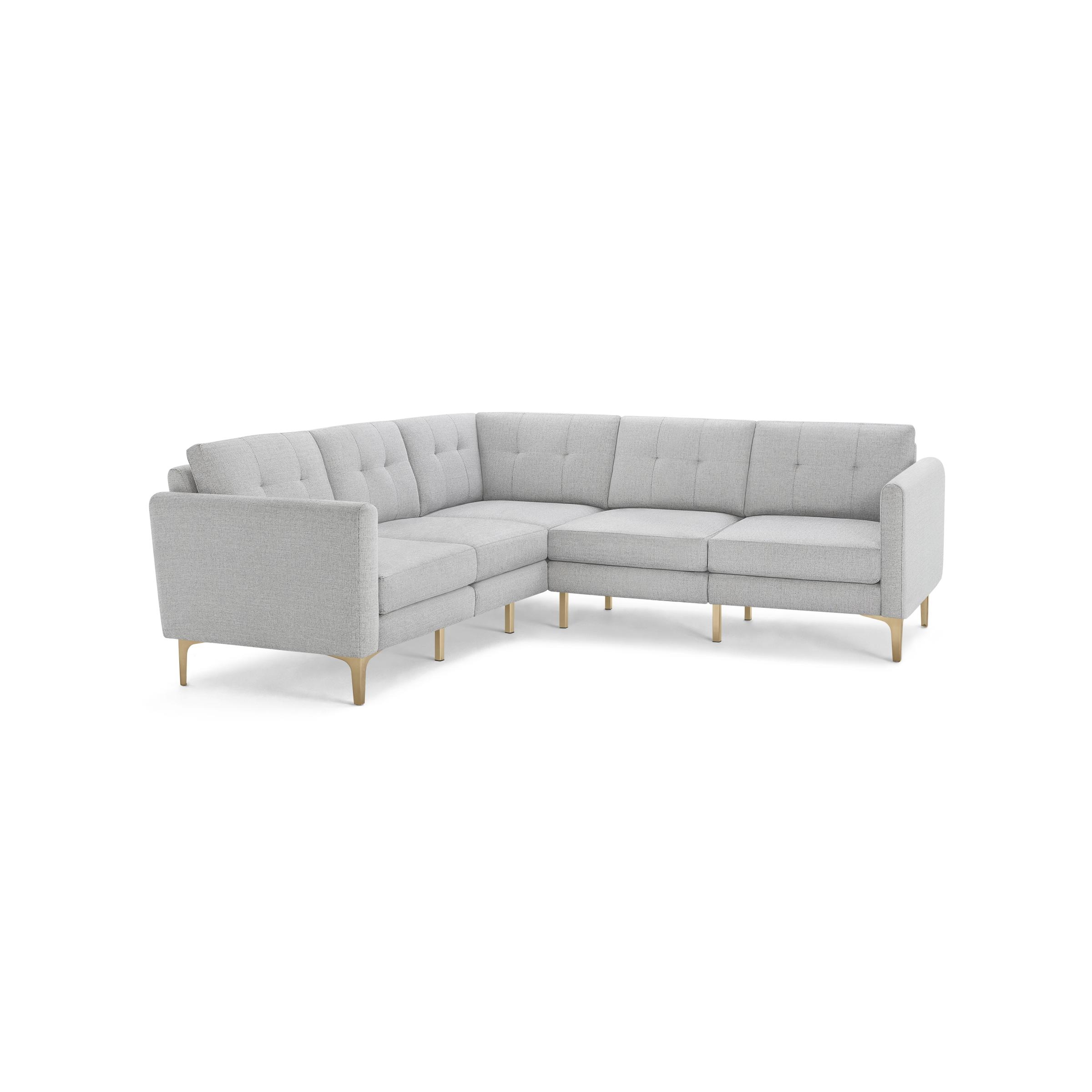 Nomad 5-Seat Corner Sectional in Crushed Gravel - Image 0