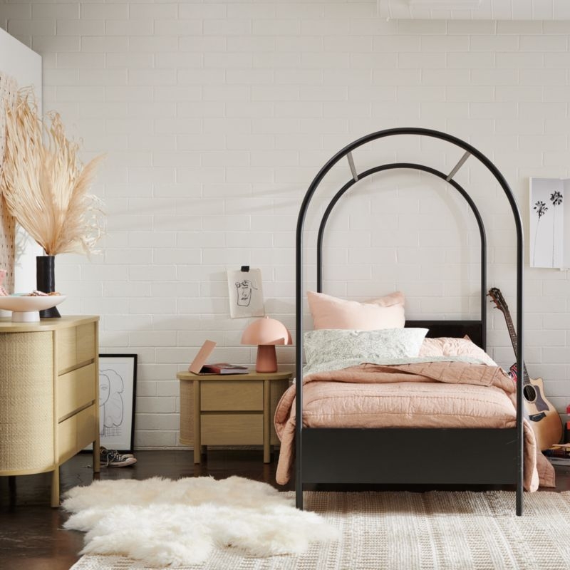 Set of 2 Canyon Natural Wood 2-Drawer Kids Nightstand by Leanne Ford - Image 5