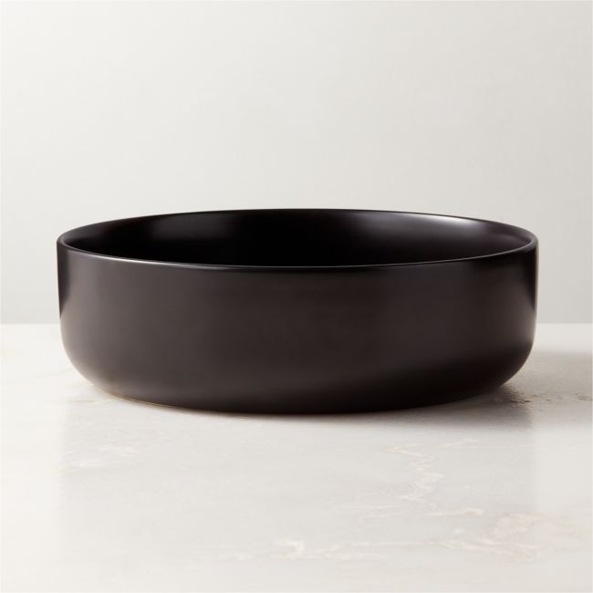 Mori Matte Black Serving Bowl - Image 0