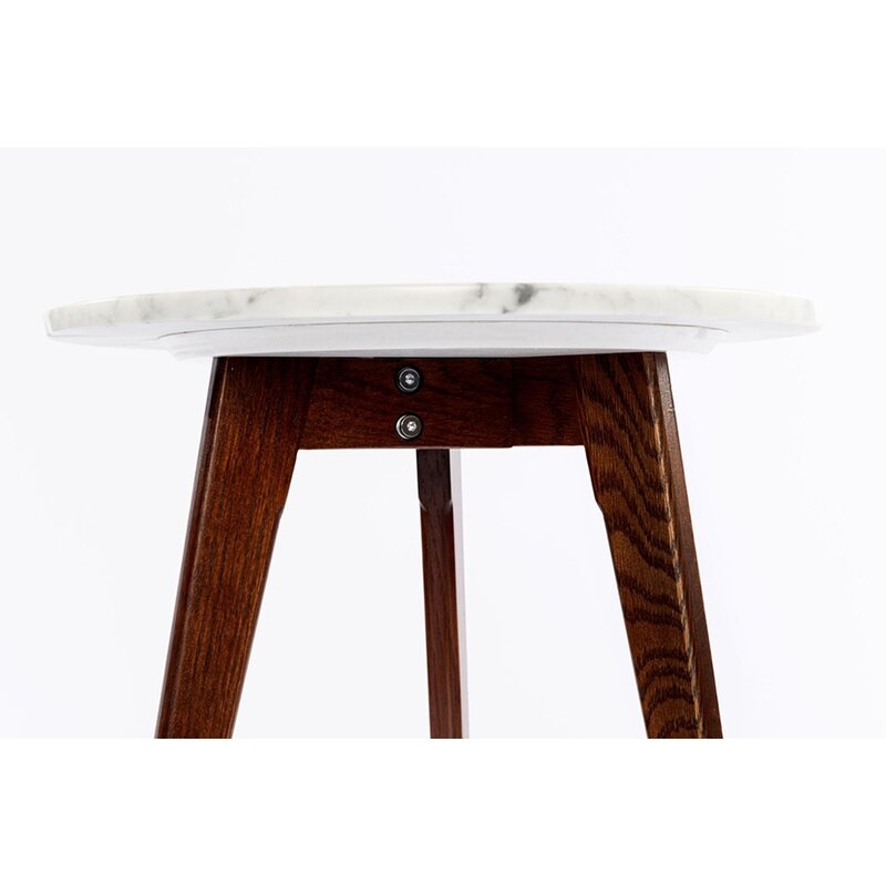 Bayon 3 Legs End Table, Walnut - Image 3