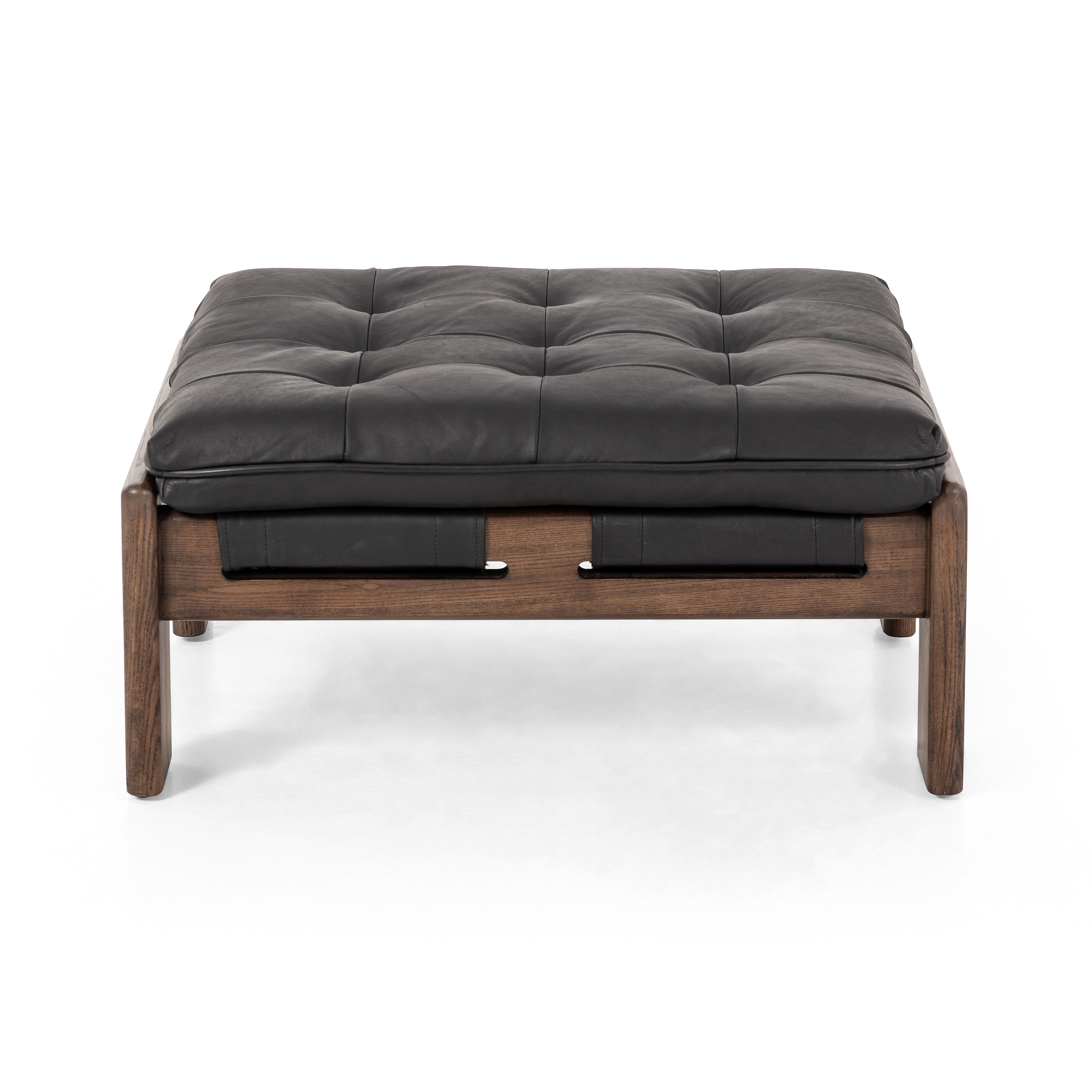 Halston Ottoman - Heirloom Black - Image 2