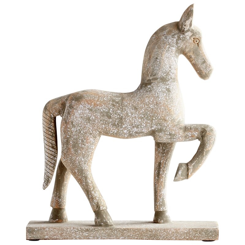 Rustic Canter Horse Sculpture - Image 0