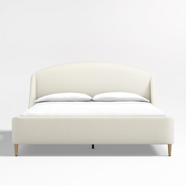 Lafayette Ivory Upholstered King Bed - Image 0