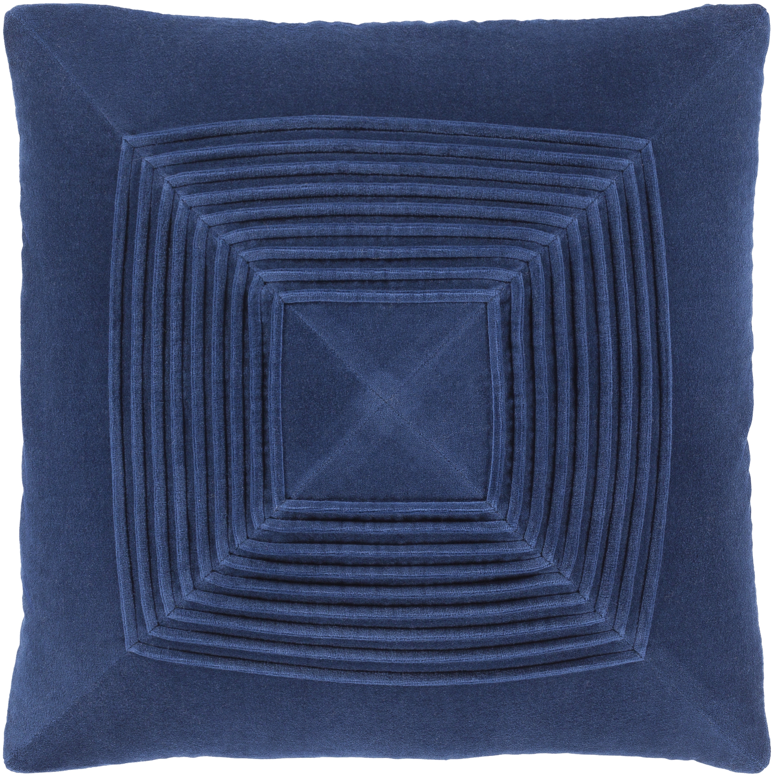 Akira Pillow, 20" x 20", Navy - Image 0