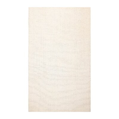 Rosecliff Heights 5'2''X7'11'' Hand Woven Wool Designer Oriental Area Rug Ivory, Black Color - Image 0