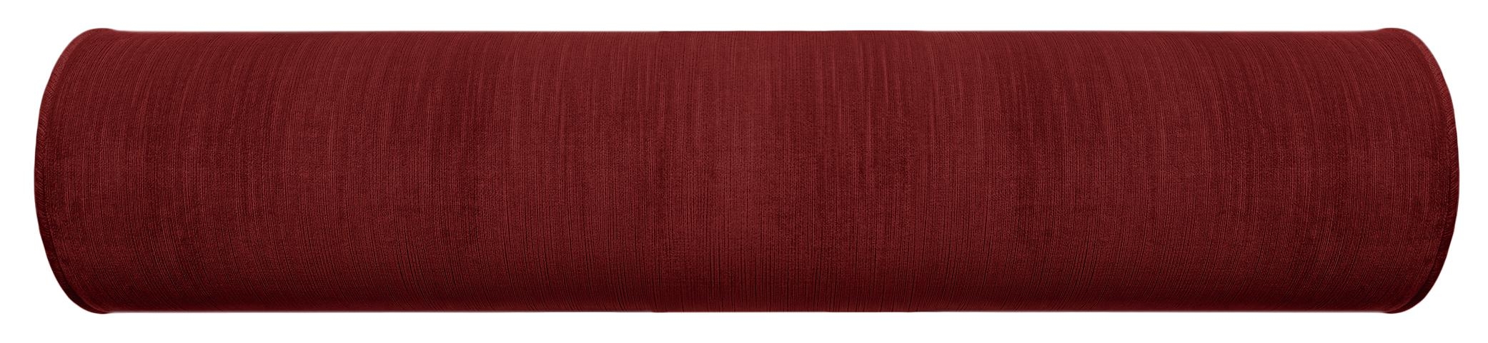 THE BOLSTER :: STRIE VELVET // CURRANT - BY THE YARD - Image 2