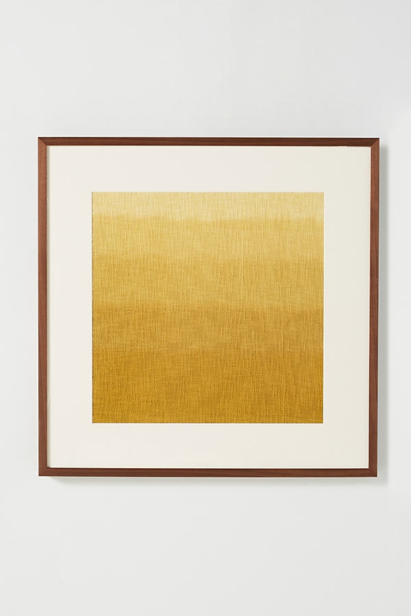 Overshadow Woven Wall Art By Anthropologie in Yellow - Image 0