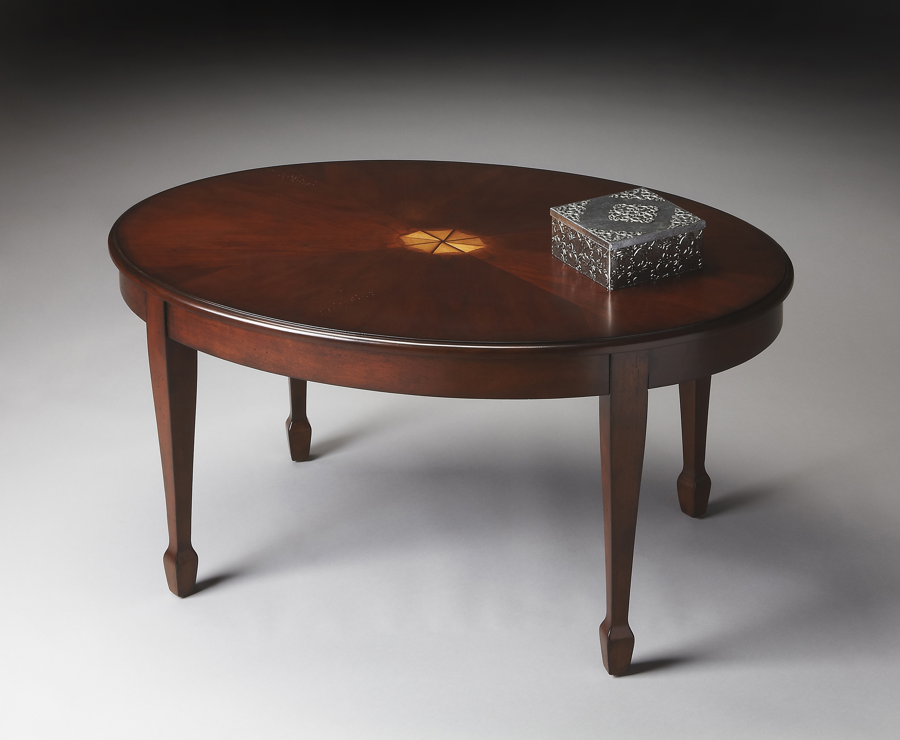 Clayton Cherry Coffee Table - Image 1