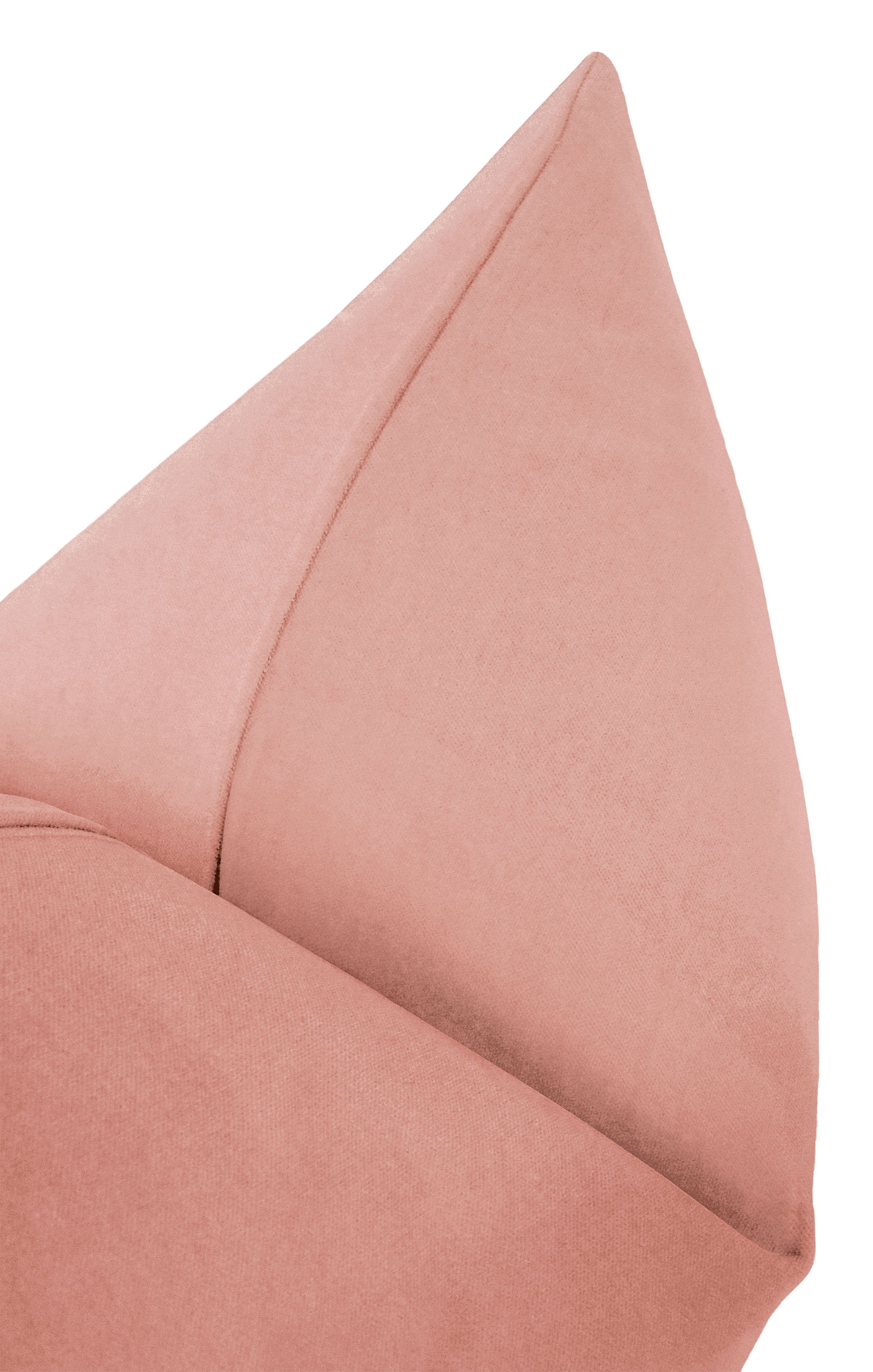 Classic Velvet Pillow Cover, Blush, 18" x 18" - Image 2