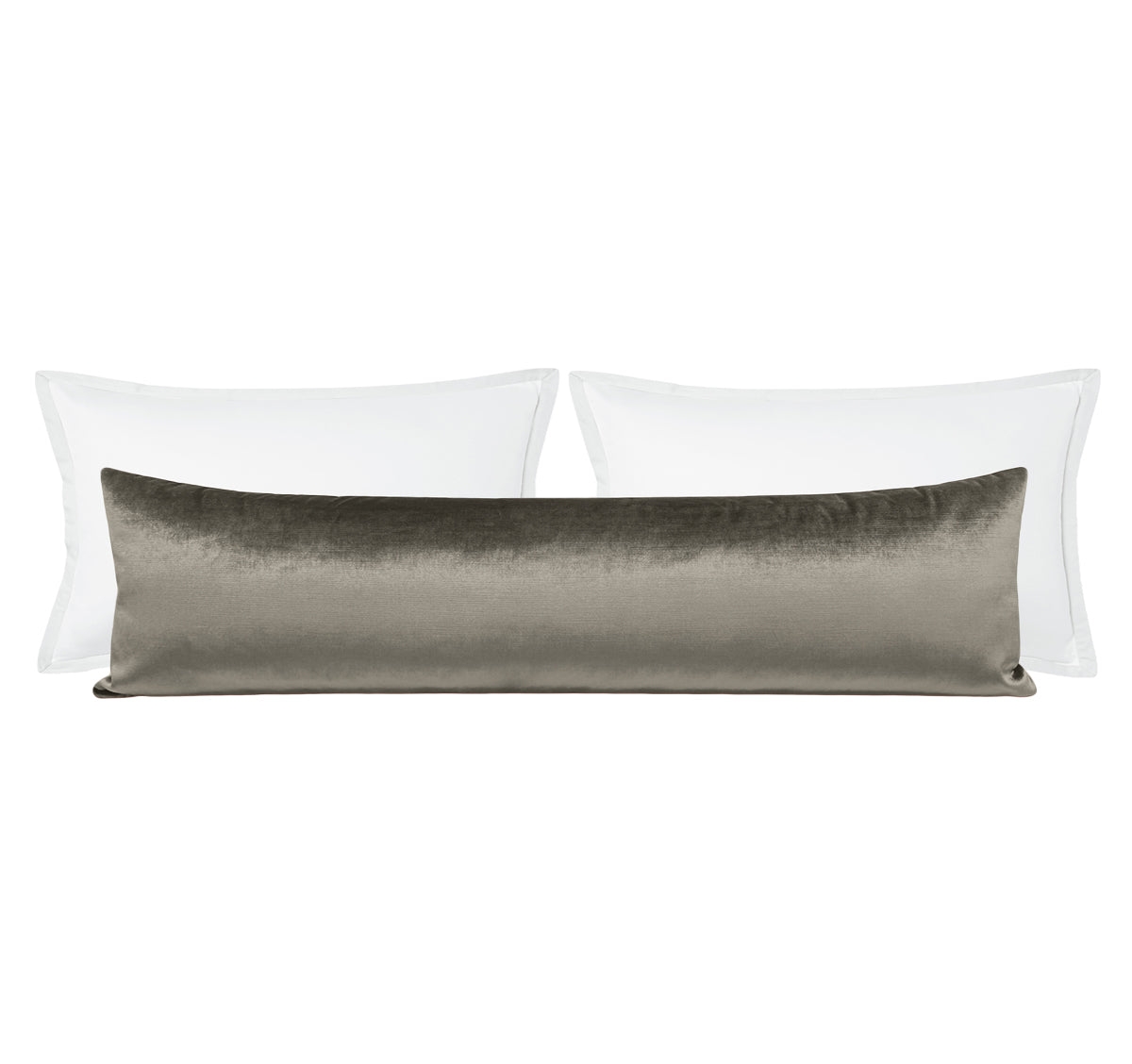 THE XL LUMBAR :: FAUX SILK VELVET // QUARTZ - BY THE YARD - Image 0