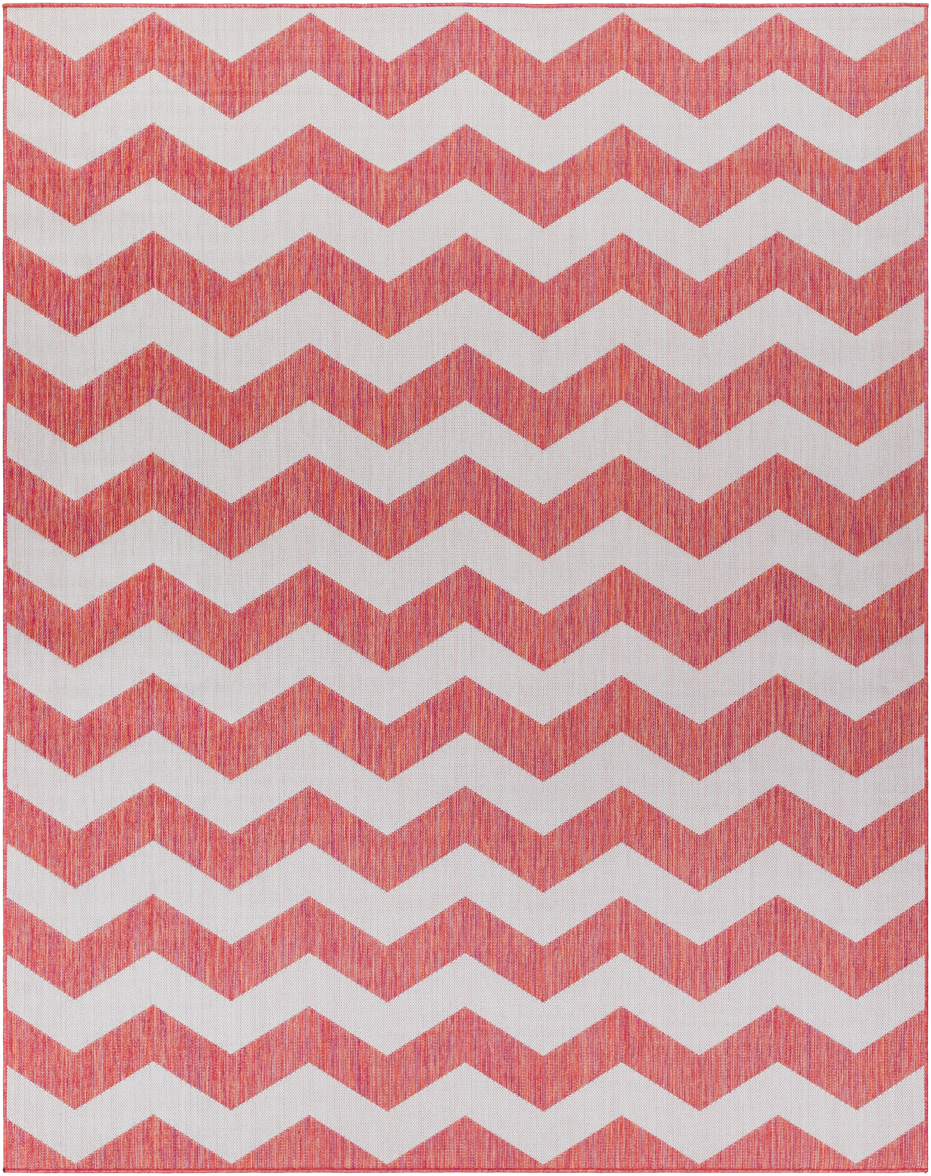 Long Beach Red Outdoor 2'7" x 7'3" Machine Woven Rug - Image 0