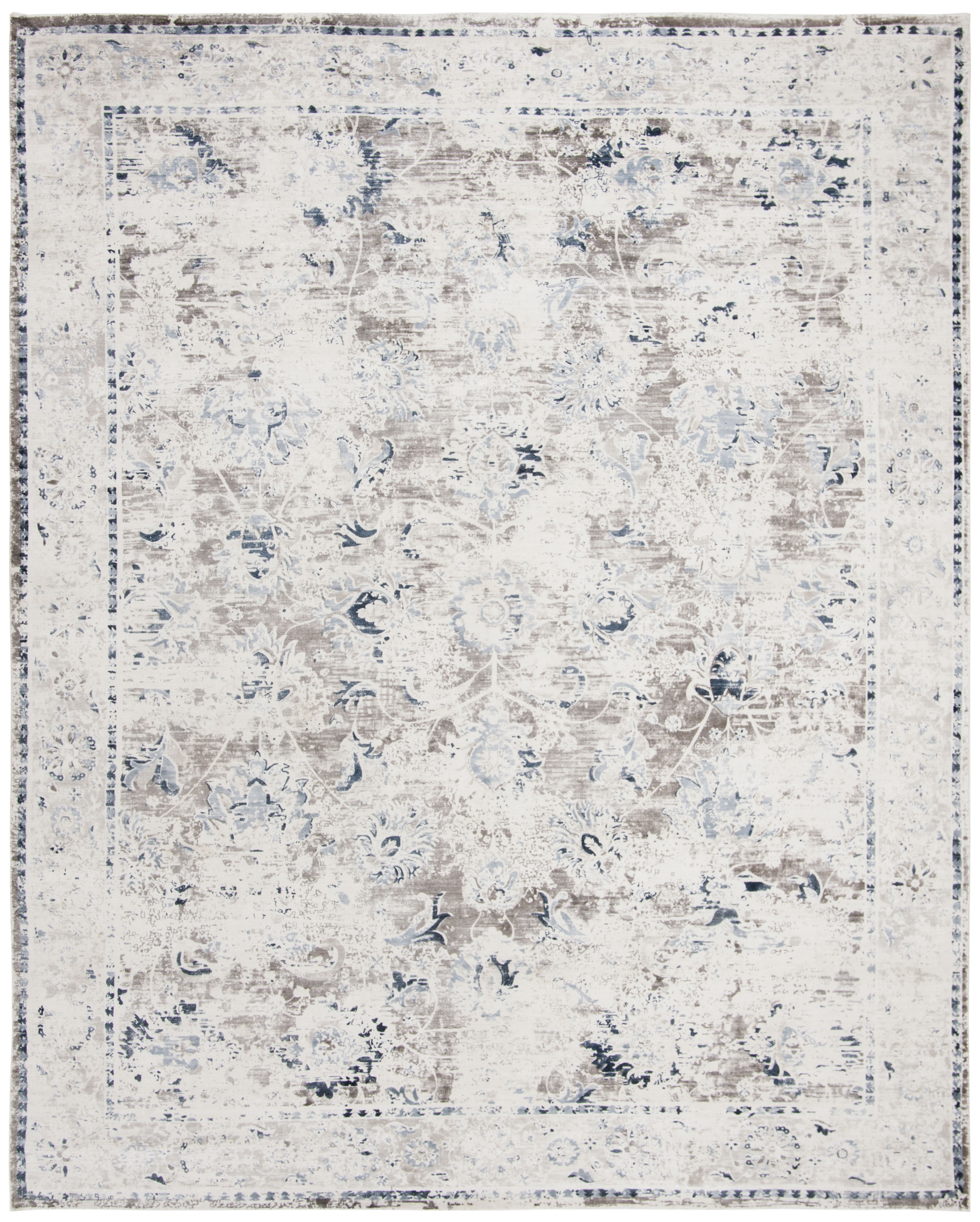 Arlo Home Woven Area Rug, MIR972H, Blue/Charcoal,  8' X 10' - Image 0