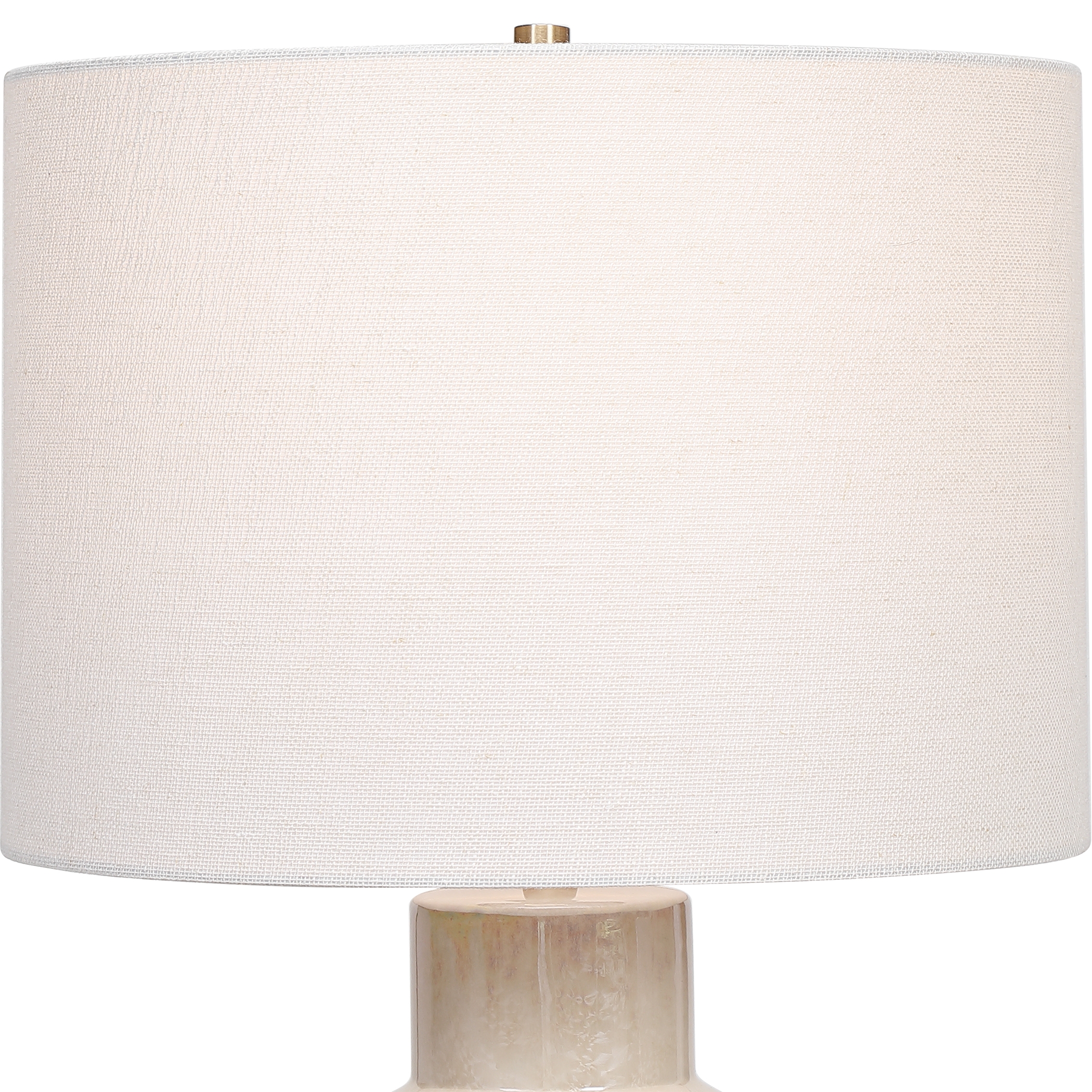 Iridescent Cream Table Lamp - Image 3