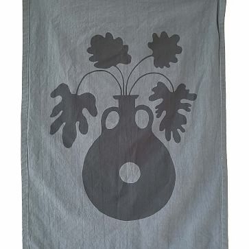 Claudia Pearson Ebb & Flow Tea Towel, Plant - Image 0