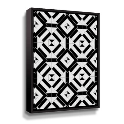 Diamond Tile Gallery Wrapped Floater-Framed Canvas - Image 0