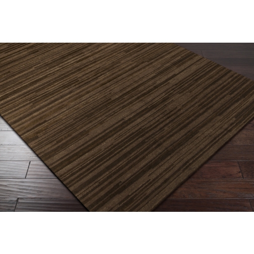 Gradience Brown Indoor 8' x 11' Handmade Rug - Image 1