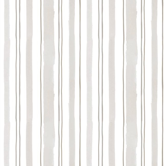 Chasing Paper Neutral Stripes Peel and Stick Wallpaper 2'x8' - Image 0