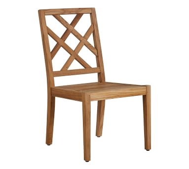 Kesao Dining Side Chair Cushion, Sunbrella(R) - Solid; Shale - Image 3