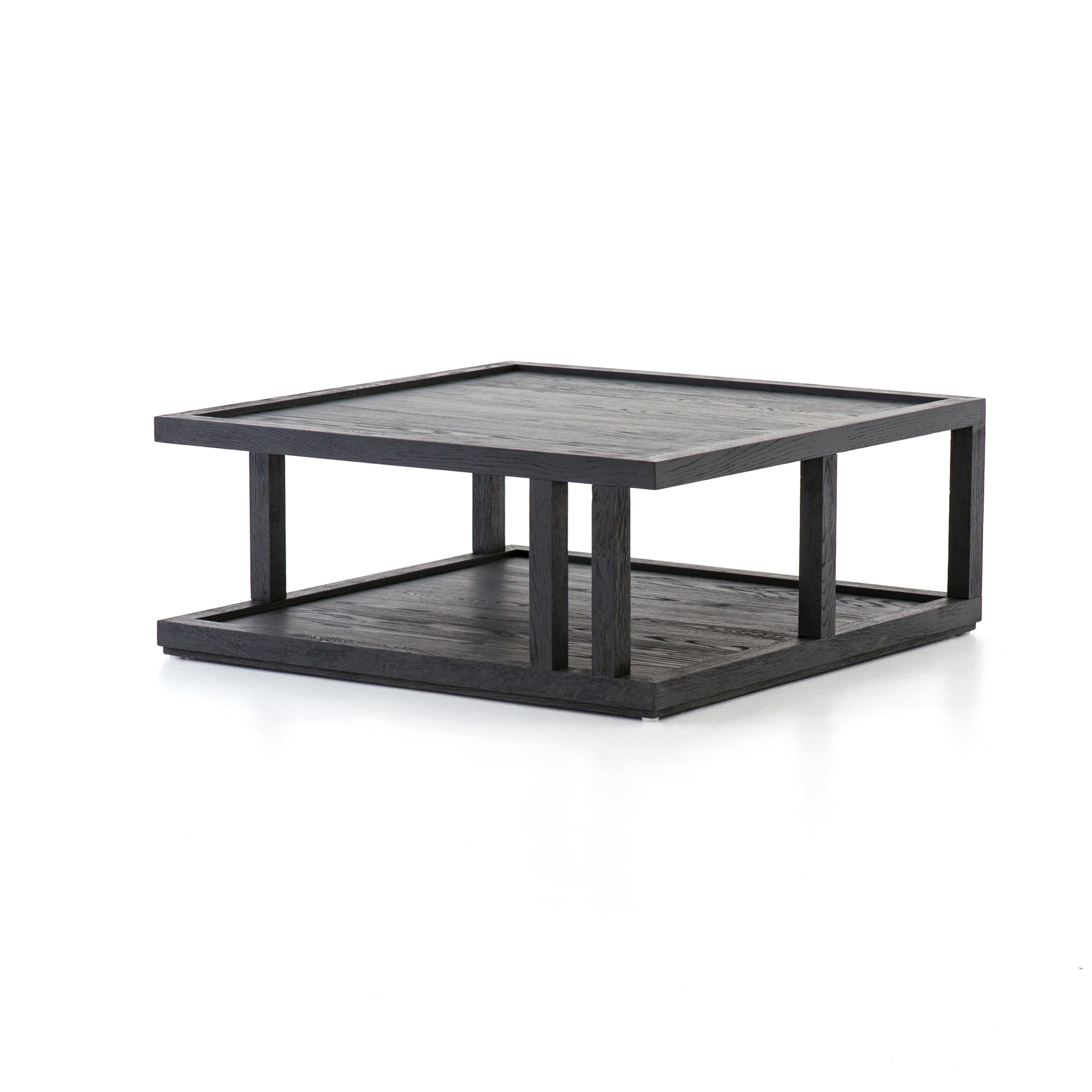 Charley Coffee Table-Drifted Black - Image 0