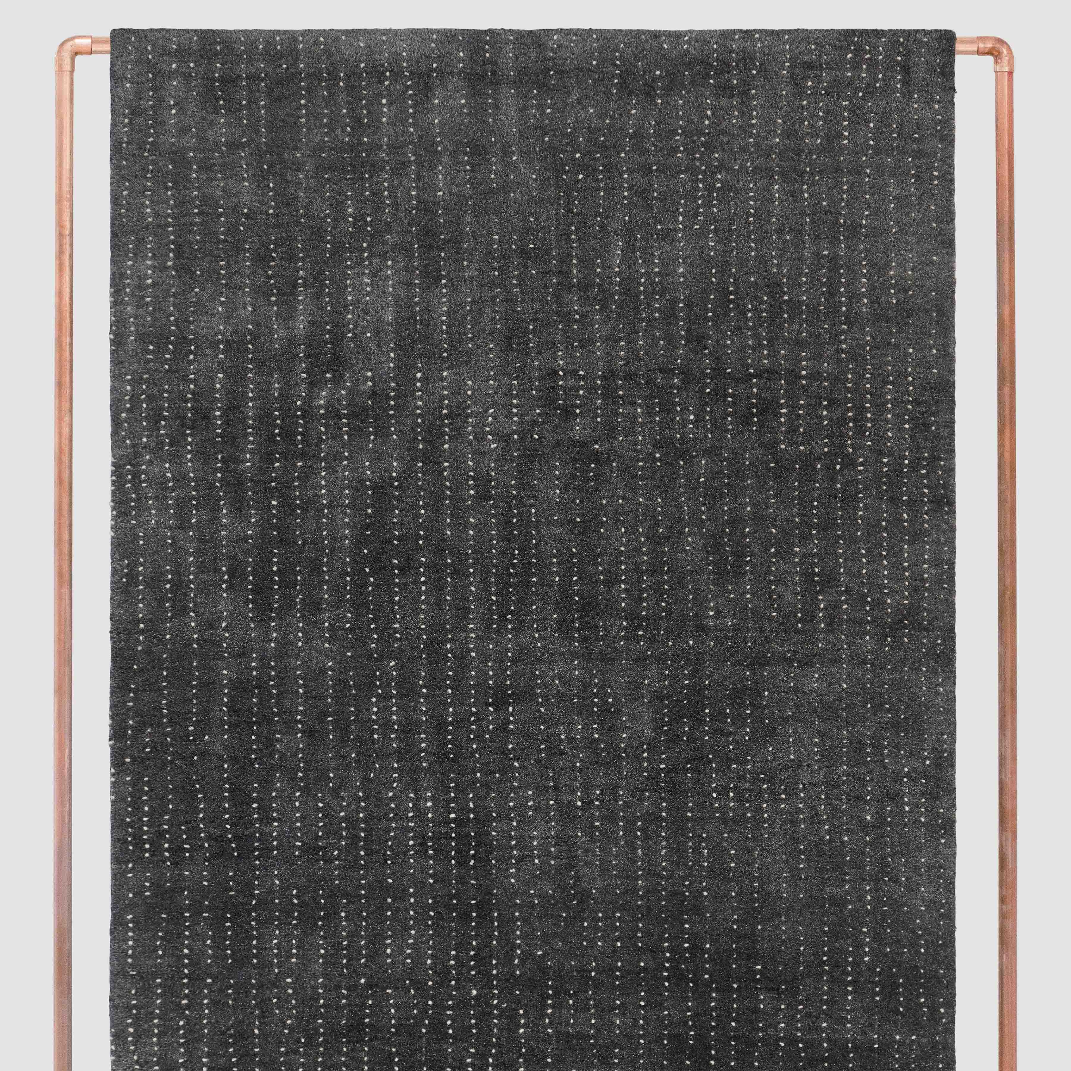 The Citizenry Atashi Hand-Knotted Area Rug | 6' x 9' | Stone Blue - Image 0