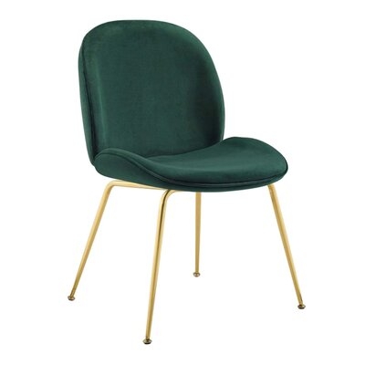 Heer Velvet Upholstered Side Chair - Image 0