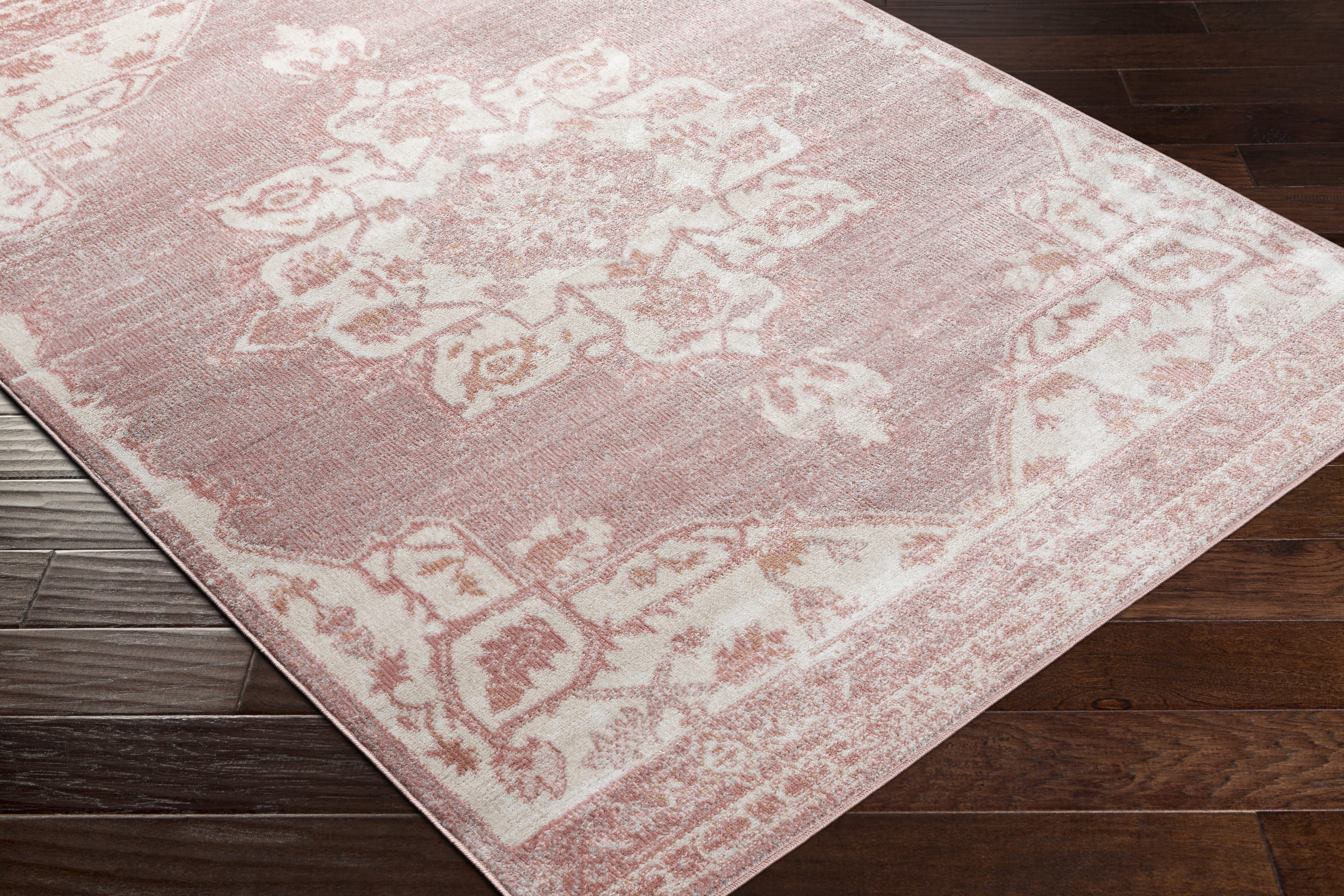Bilbao Pink Indoor 7'10" x 10' Machine Woven Rug - Image 6