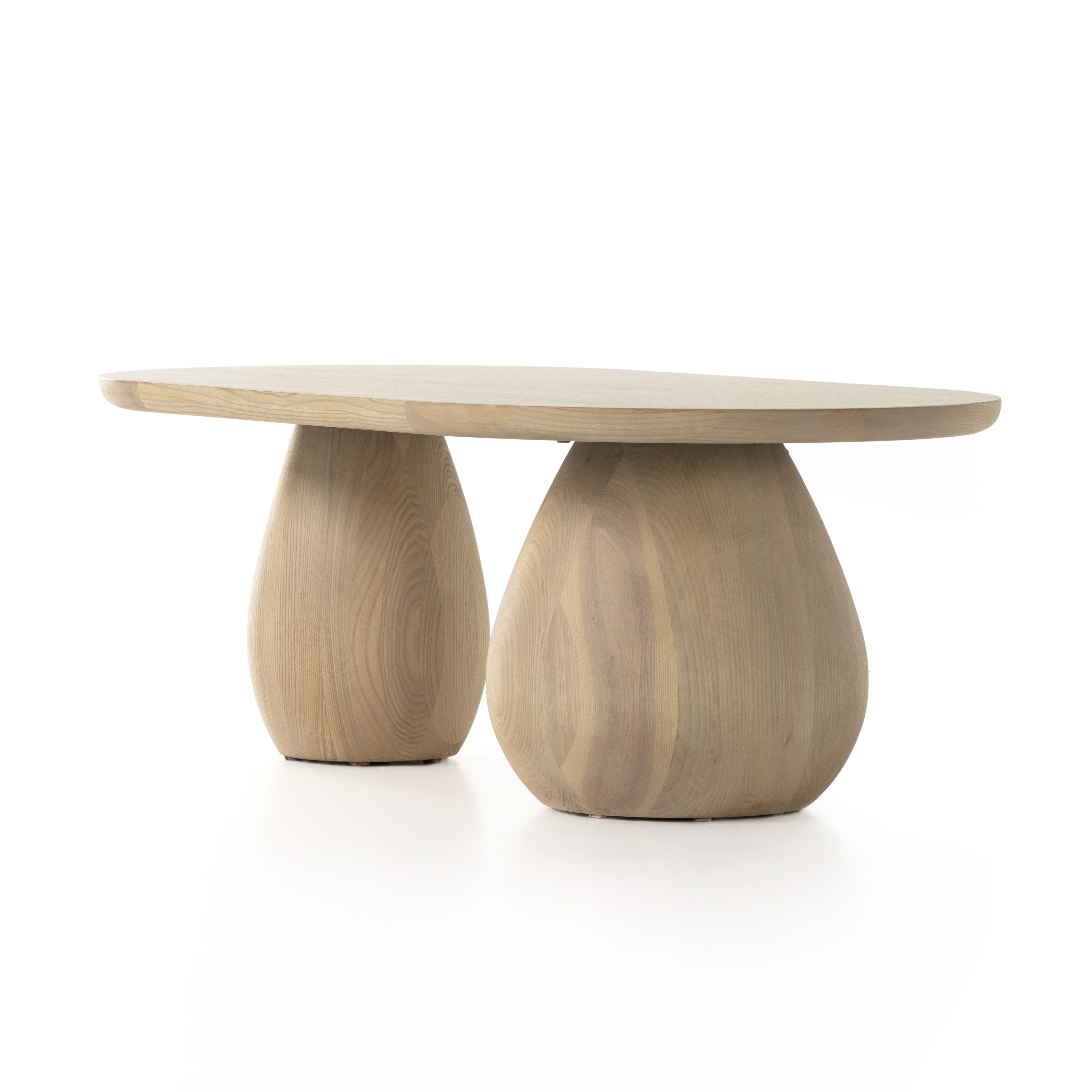 Merla Wood Coffee Table-Light Naturl Ash - Image 2