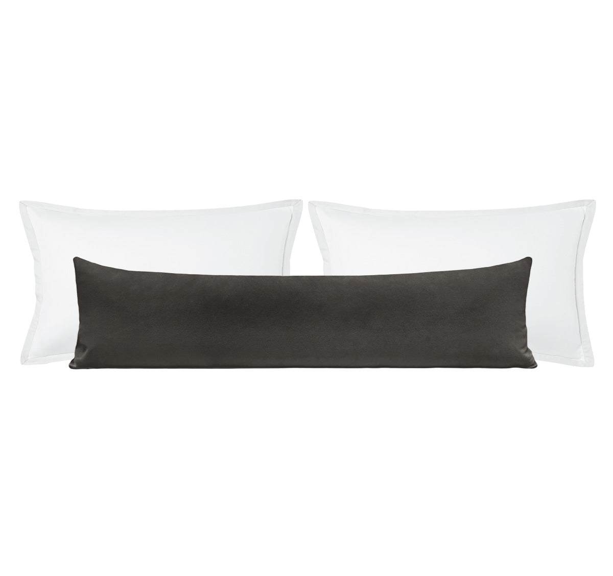 THE XL LUMBAR :: SIGNATURE VELVET // GRAPHITE - BY THE YARD - Image 0