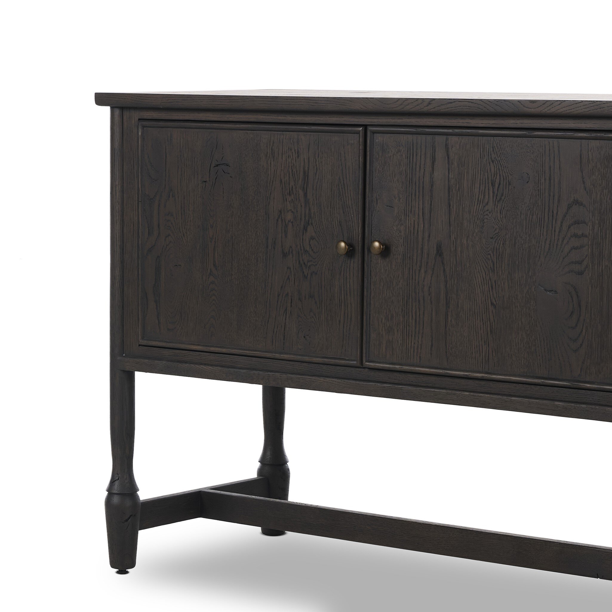 Bari Sideboard 46" - Cracked Smoked Black Veneer by Amber Lewis x Four Hands - Image 9