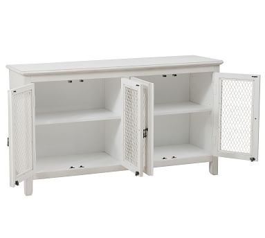 Allyn 54" Media Console, White - Image 4