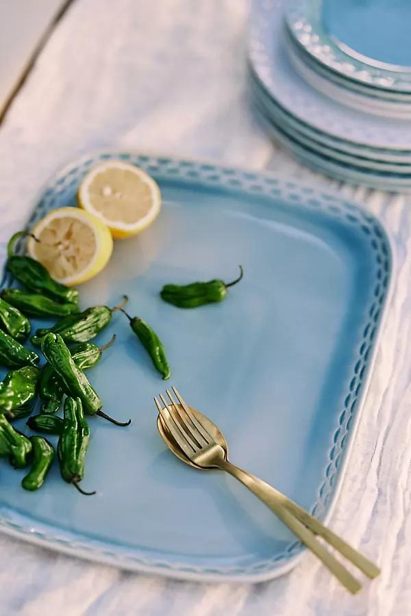 Chiseled Stoneware Platter - Image 0