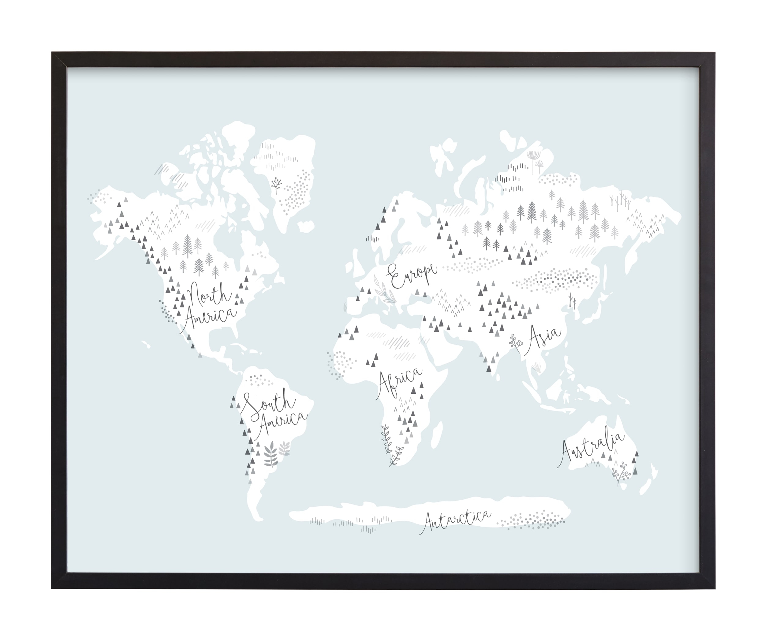 Beautiful World Map Children's Art Print - Image 0