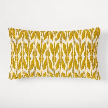 Mariposa Pillow Cover, 12"x21", Terracotta - Image 2