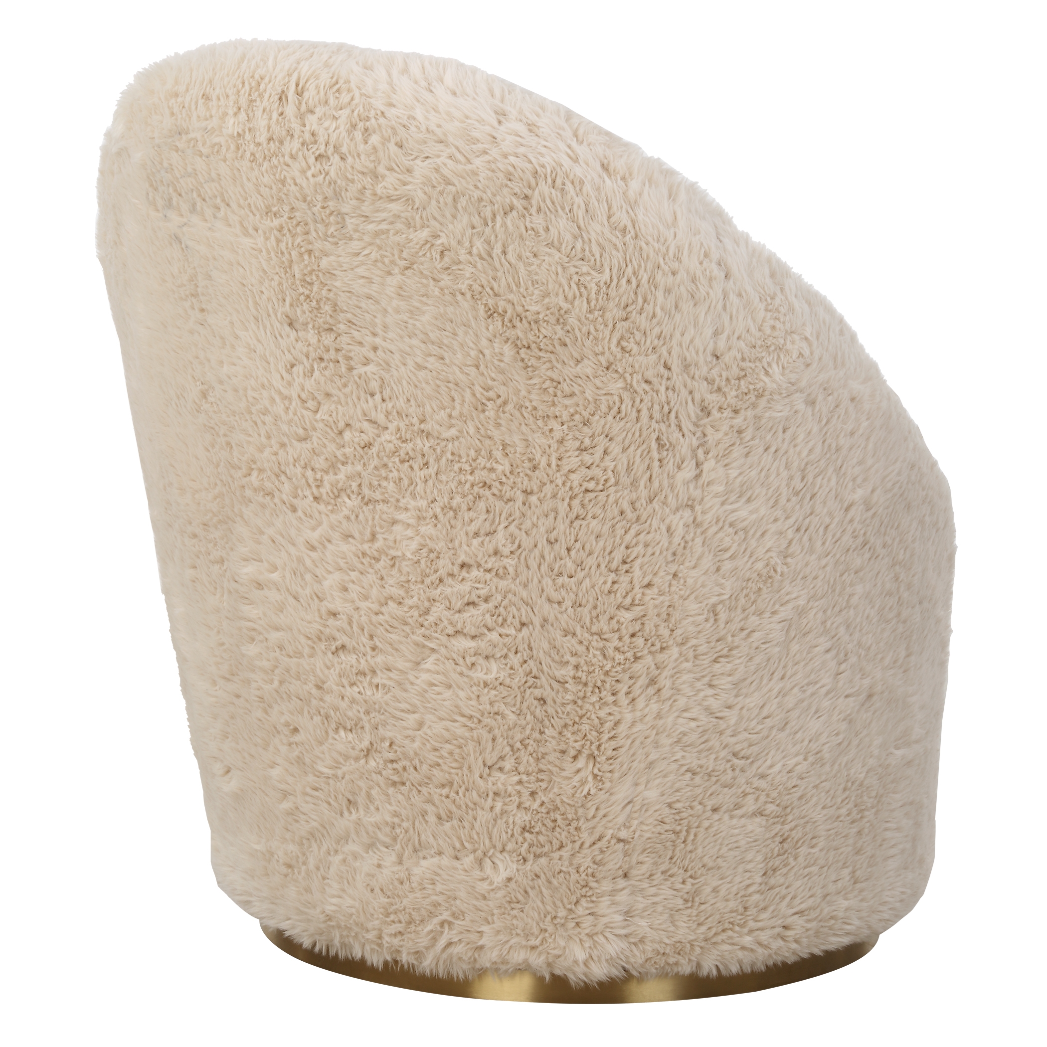 Crue Sheepskin Swivel Chair - Image 4