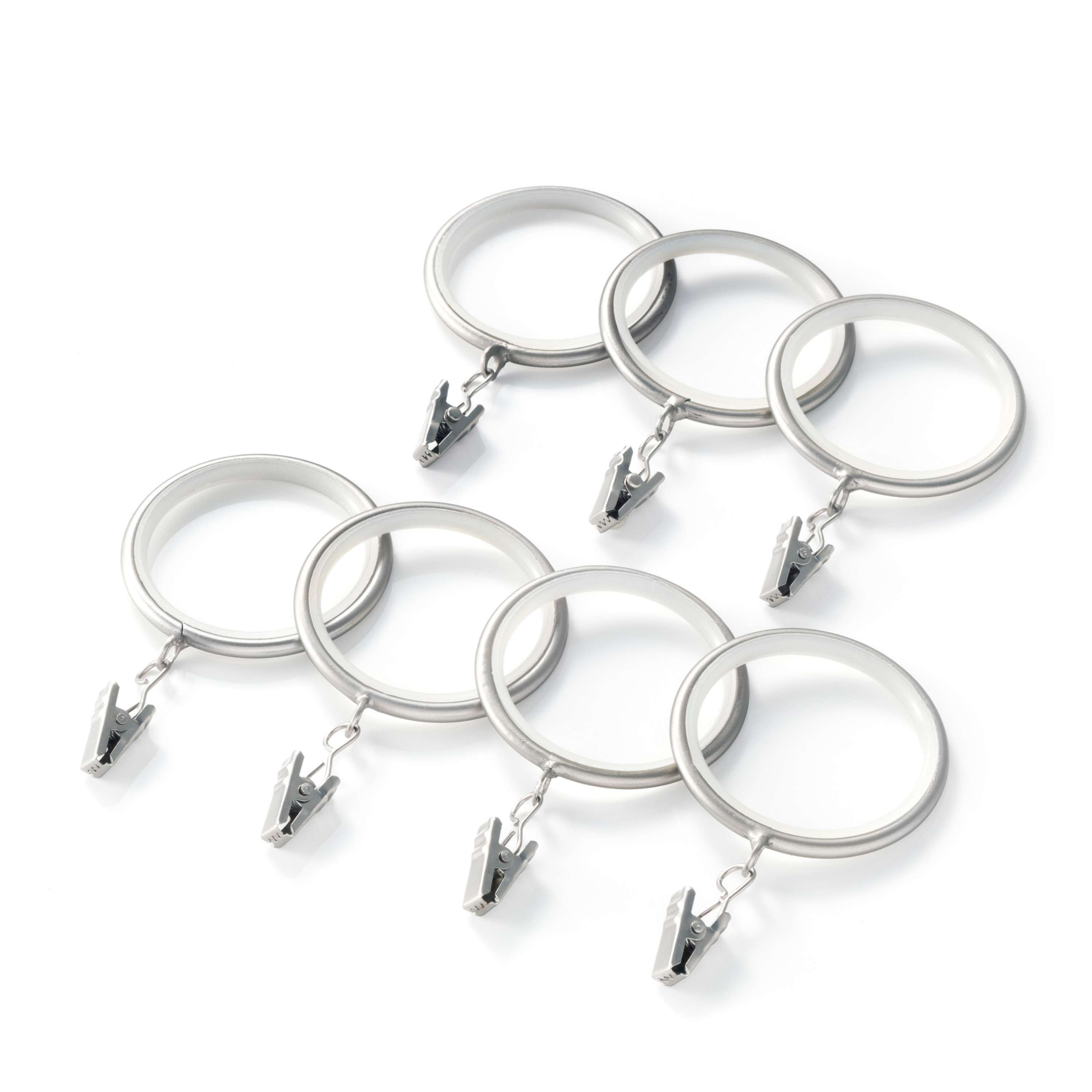 Curtain Clip Satin Nickel Ring - Image 0