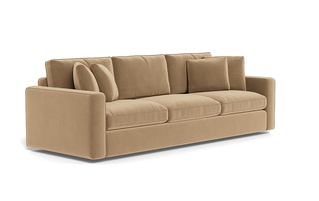 James 3-Seat Sofa with Contrast Piping - Image 1