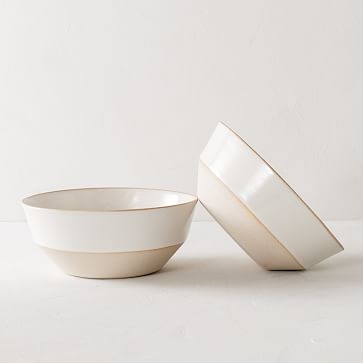 Minimal Serving Bowl, White Bowl - Image 1