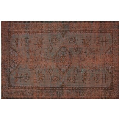 One-of-a-Kind Sigfried Hand-Knotted 1960s Turkish Brown 5'9" x 8'10" Area Rug - Image 0