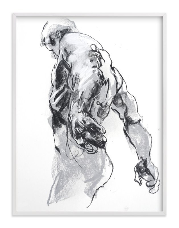 Drawing 369 - Standing Man Limited Edition Fine Art Print 1 - Image 0