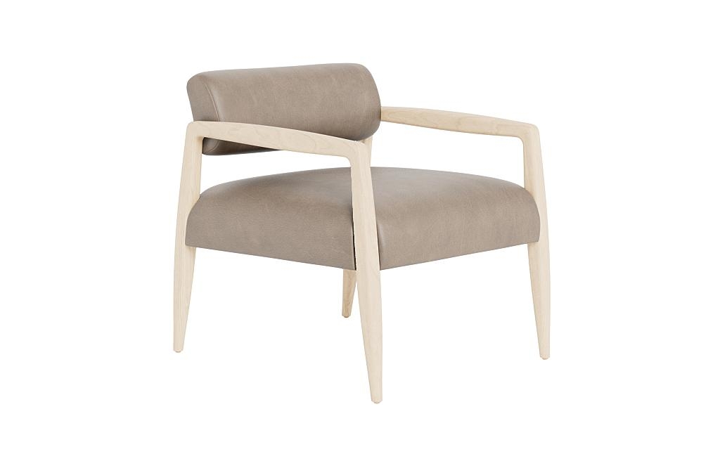 Gwen Leather Accent Chair - Image 1