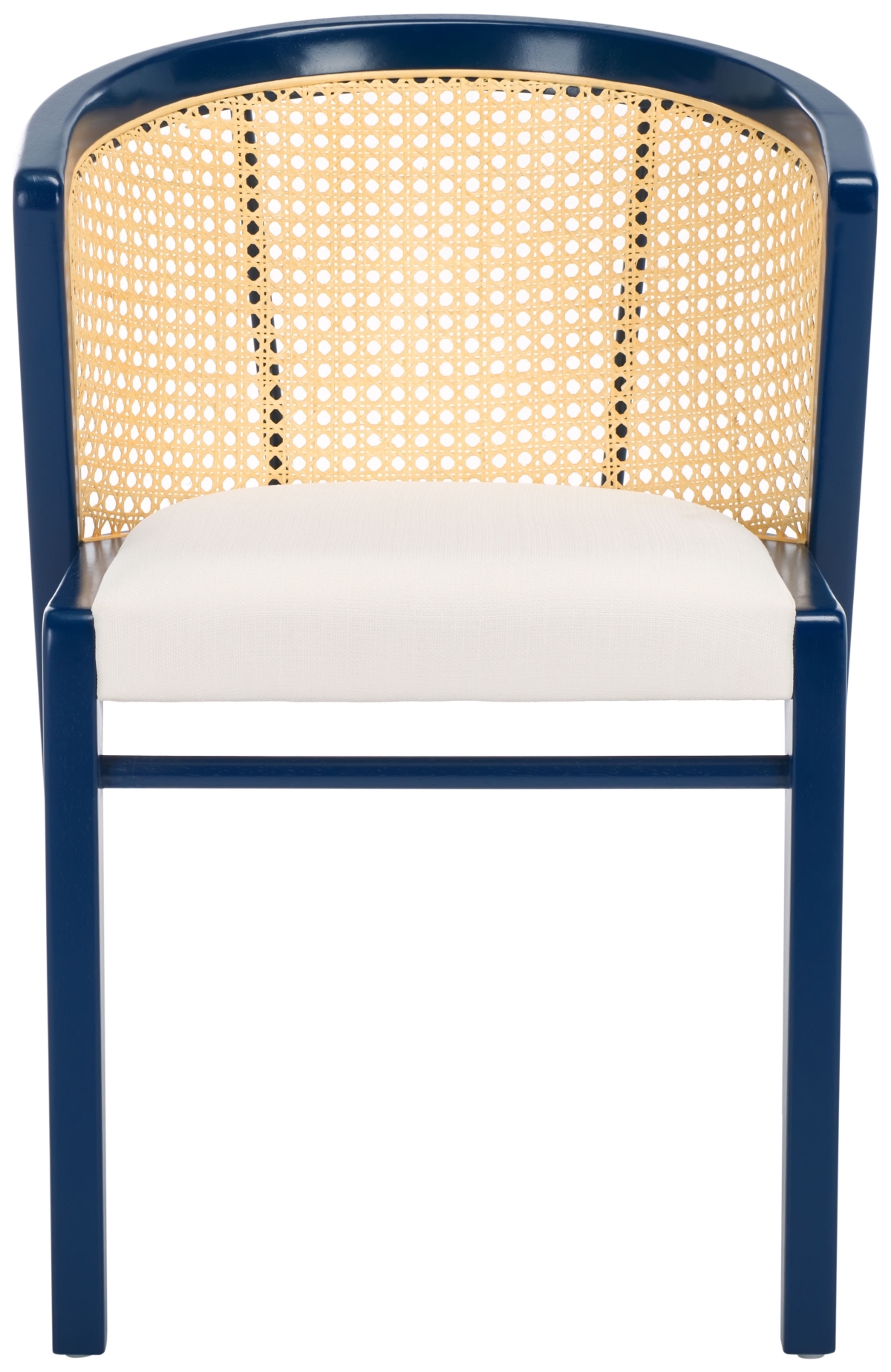Edan Dining Chair - Navy / White - Safavieh - Image 0