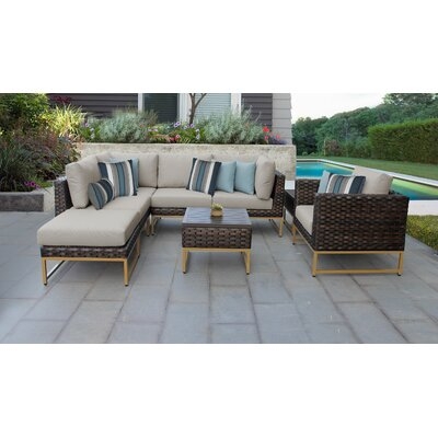 Nauvoo 8 Piece Sectional Seating Group with Cushions - Image 0