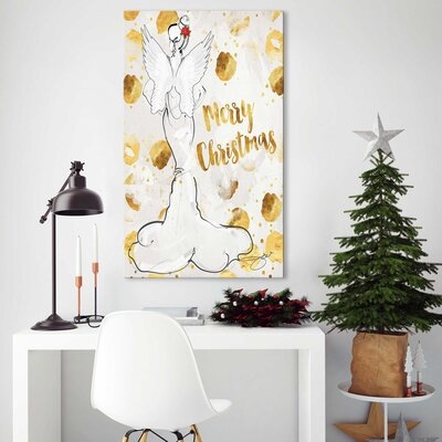 Angel, Merry Christmas (Vertical) by By Jodi - Graphic Art - Image 0